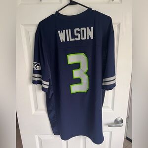 Seattle Seahawks Russell Wilson No 3 Jersey Sz L NFLPA